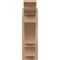 Ekena Millwork 5 1/2-in W x 14-in D x 18-in H Balboa Trad Rough Cedar Woodgrain TimberThane Outlooker, Primed Tan OUTUR055X14X18BOA04RCPR - alternate 2